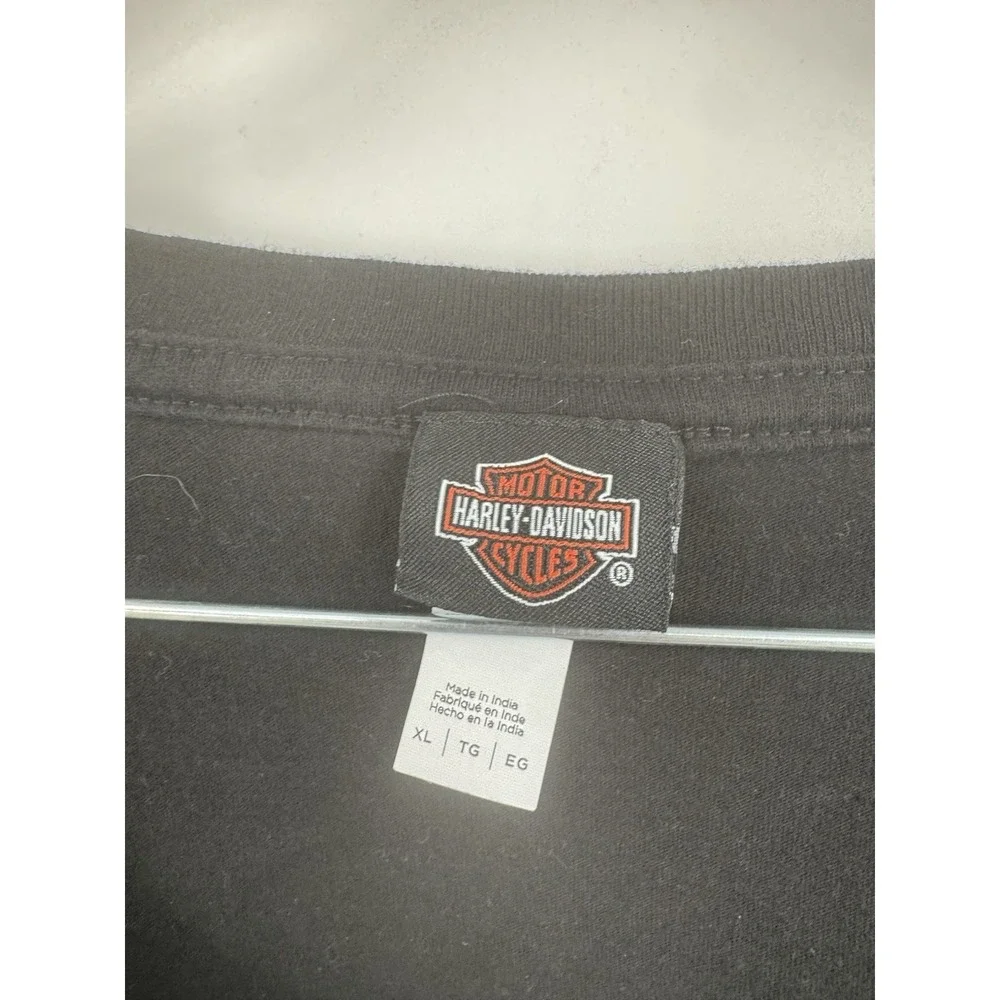 Harley Davidson‎ Pig Trail Rogers, Arkansas T-Shirt Women XL Black Biker Moto